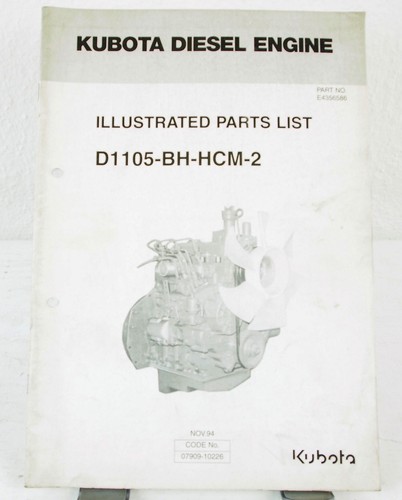 Kubota d1105 hcm motor - kubota,