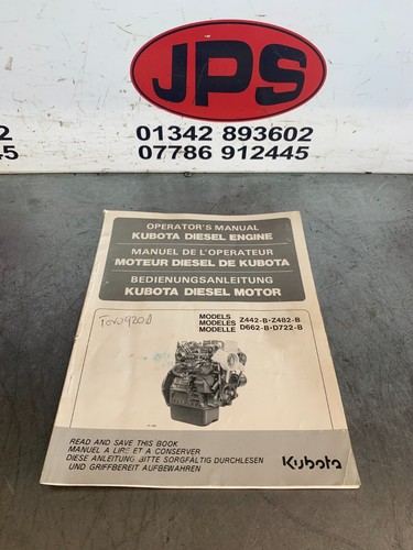 Manuale operatore per kubota - manuale,